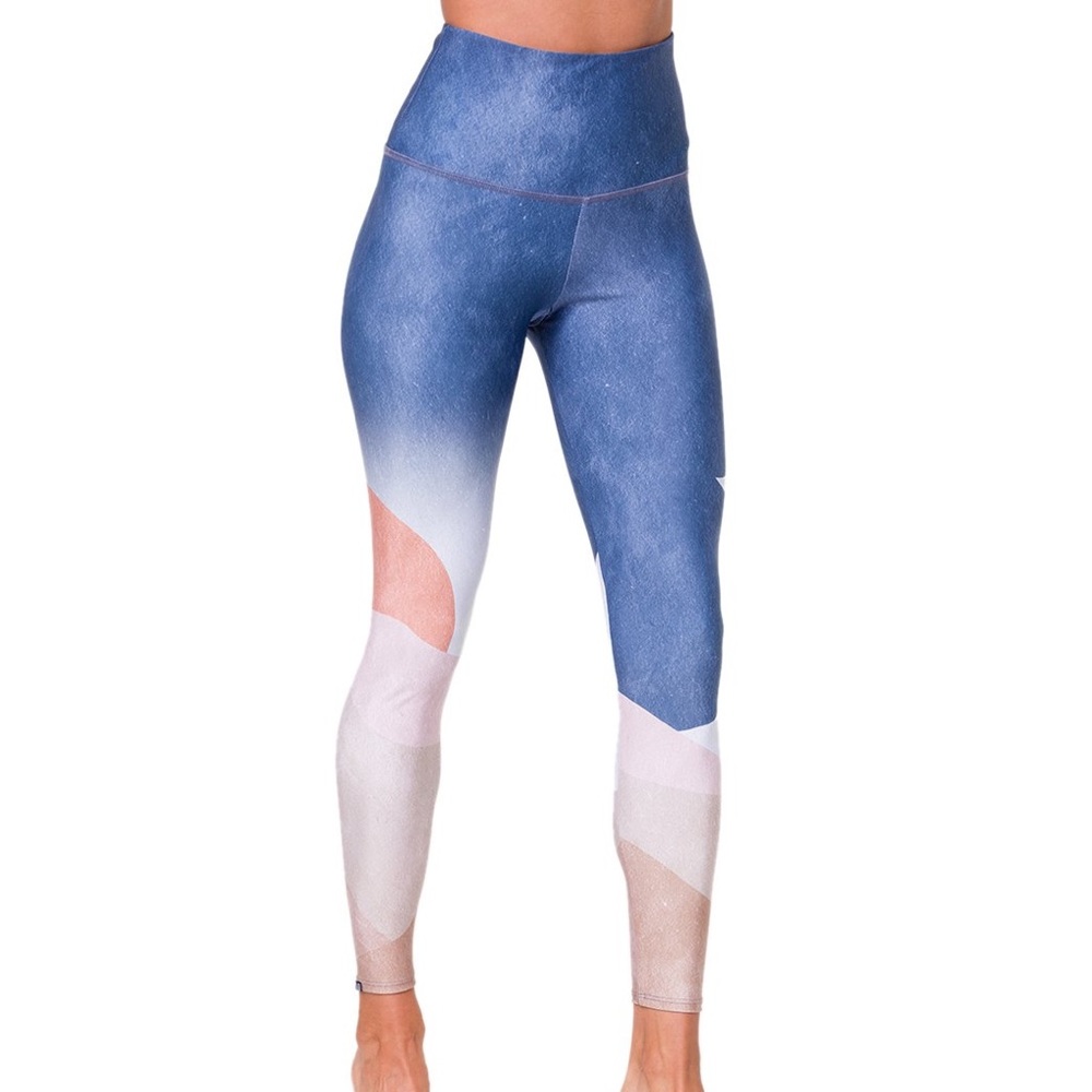 Onzie Graphic High Waisted Basic Midi Leggings - Size S/M (2-6)